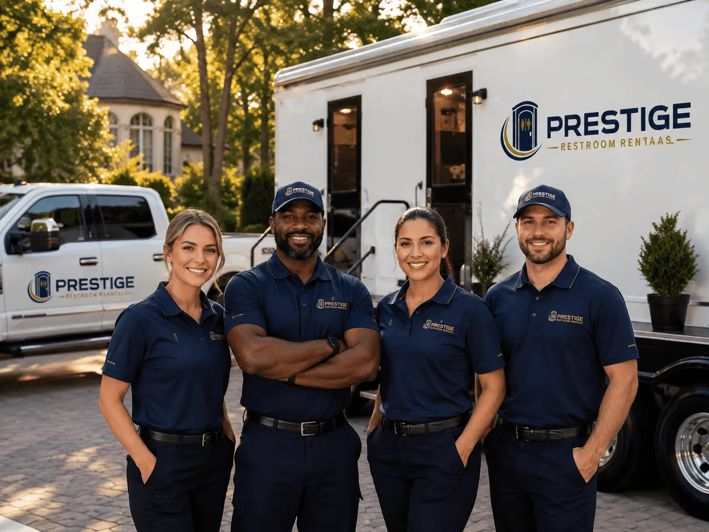 Trusted Luxury Portable Restrooms company in Branch, LA